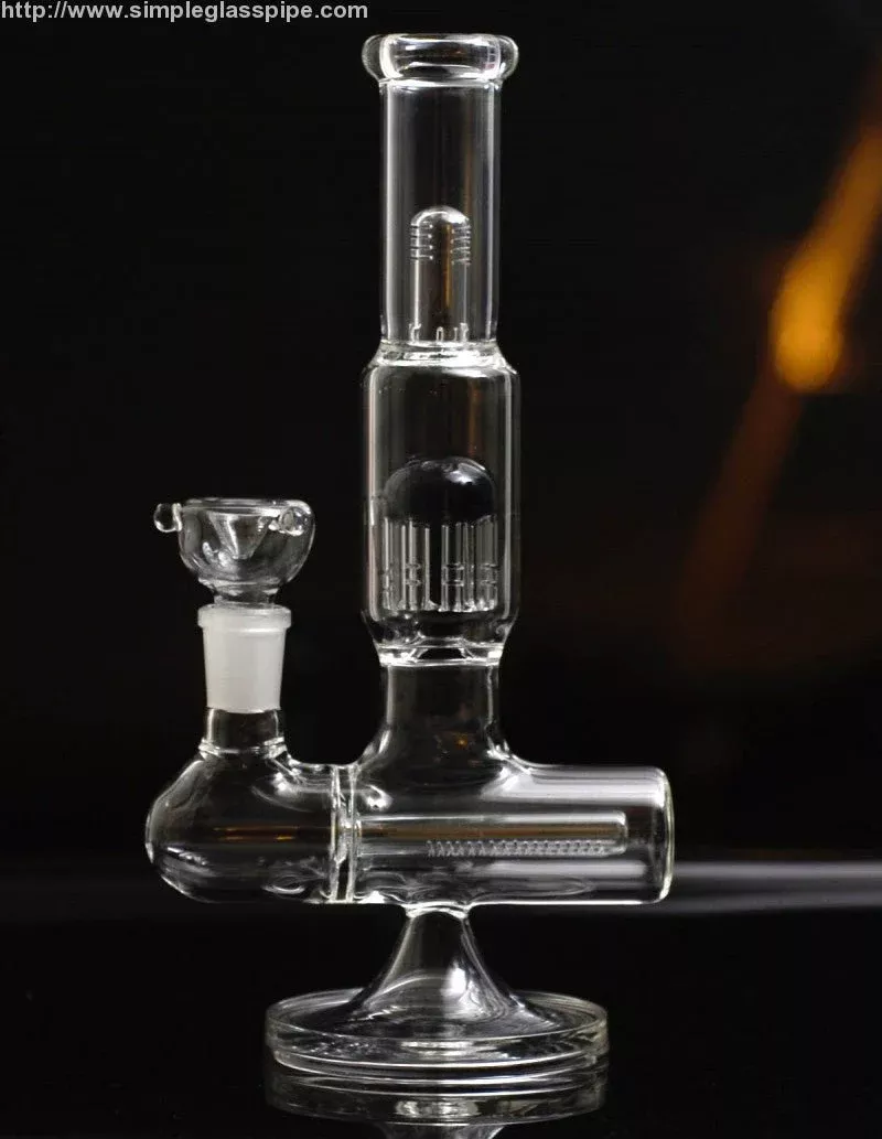 11" Inline Tree Perc and Showerhead Glass Water Pipe