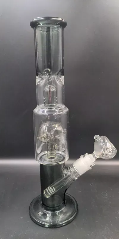 12 ” Skull Bong with Slitted Dome Perc