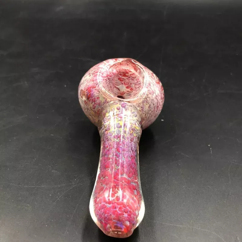 3.5 ” Ruby Blotched Spoon Pipe