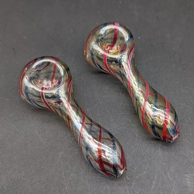 4 ” Silver Fumed Spoon Hand Pipe
