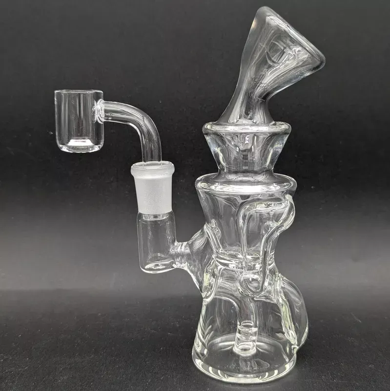 6 ” Clear Klein Recycler Dab Rig