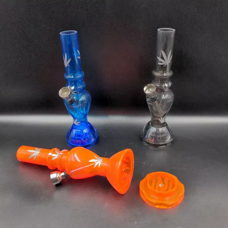 7 ” Acrylic Water Pipe w/ Grinder
