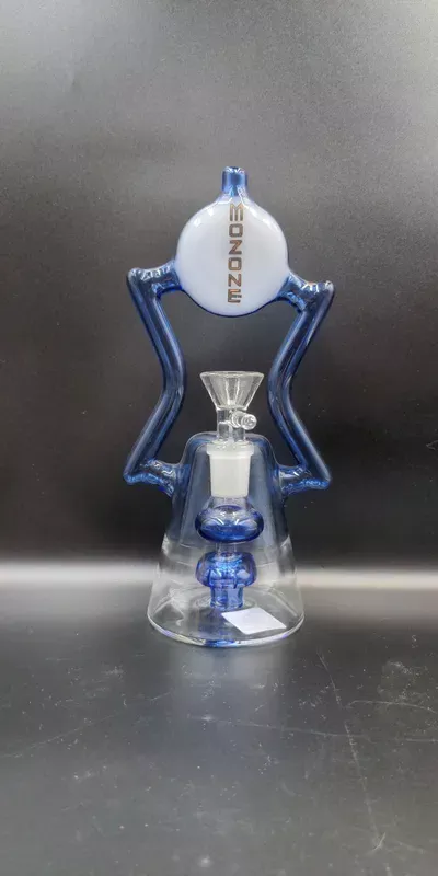 8 ” Gold MoZone Hourglass Water Pipe