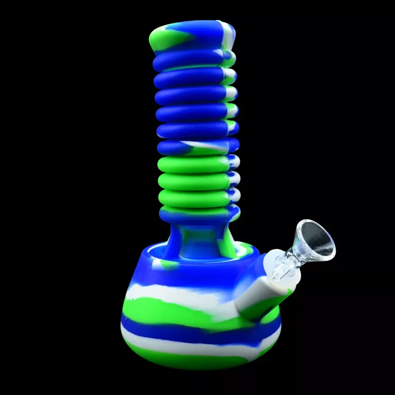 “8 Inch” Extendable Silicone Water Pipe