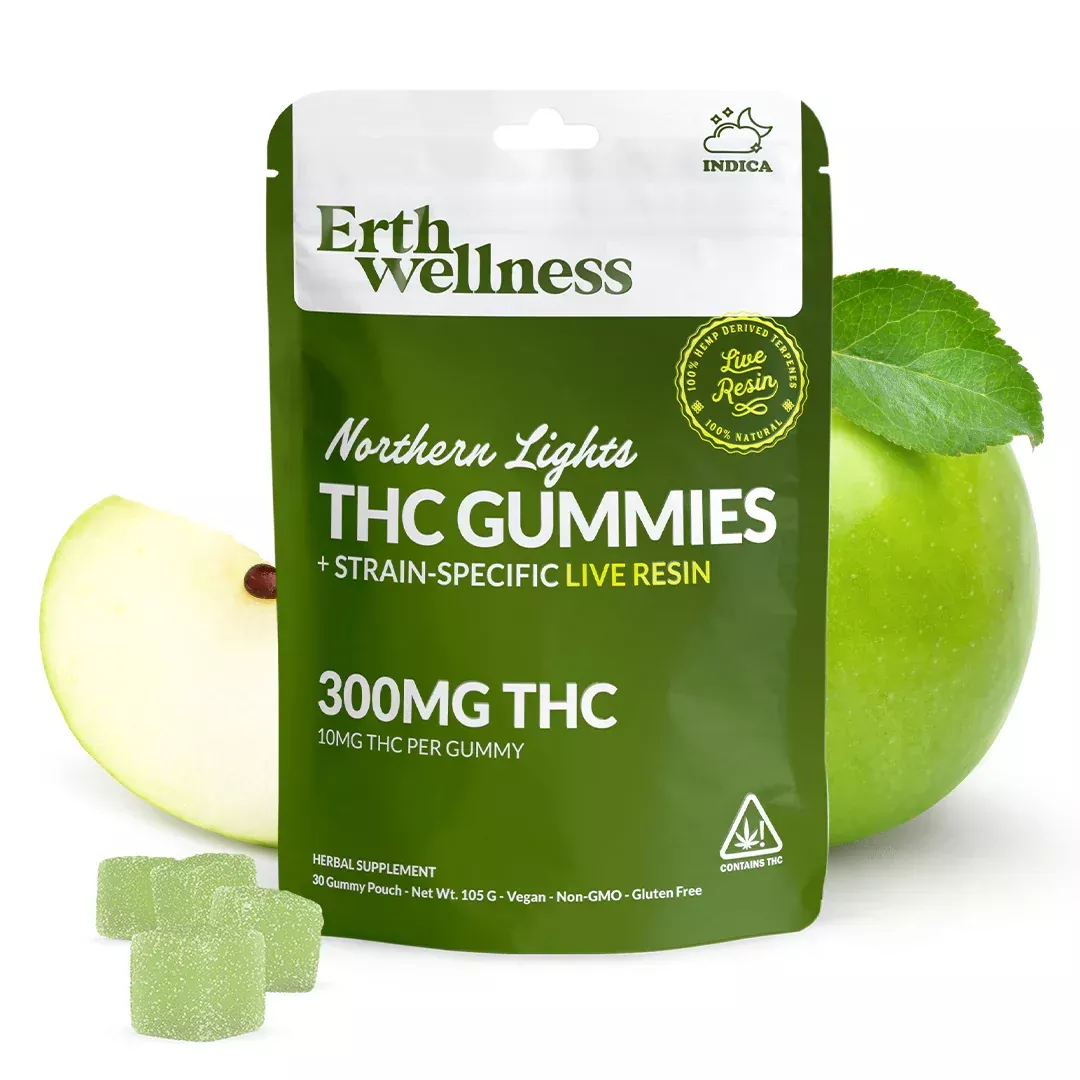 Δ9 THC Gummies - Northern Lights - Live Resin (Indica) - 300mg