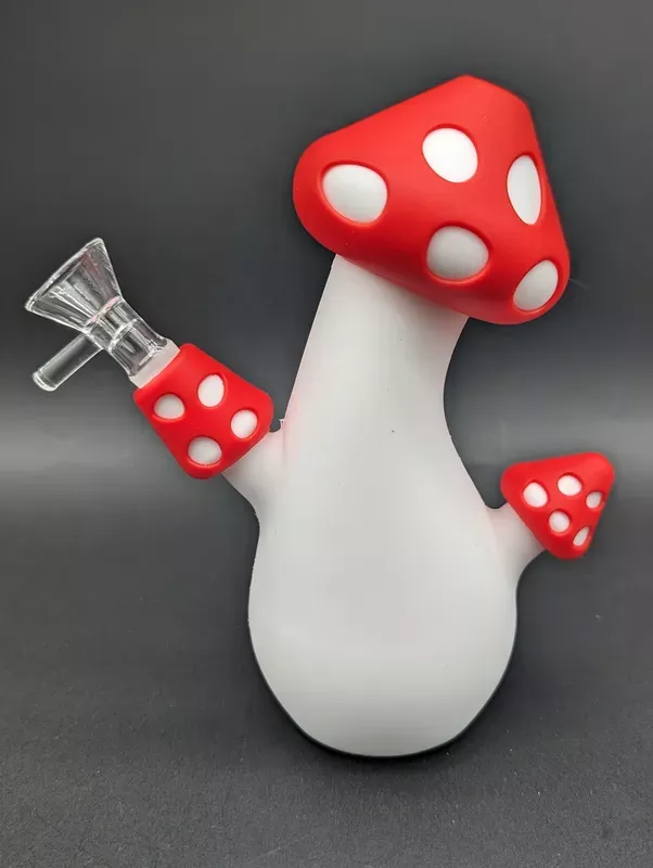 Aware Amanita Silicone Water Pipe | 6.5 “