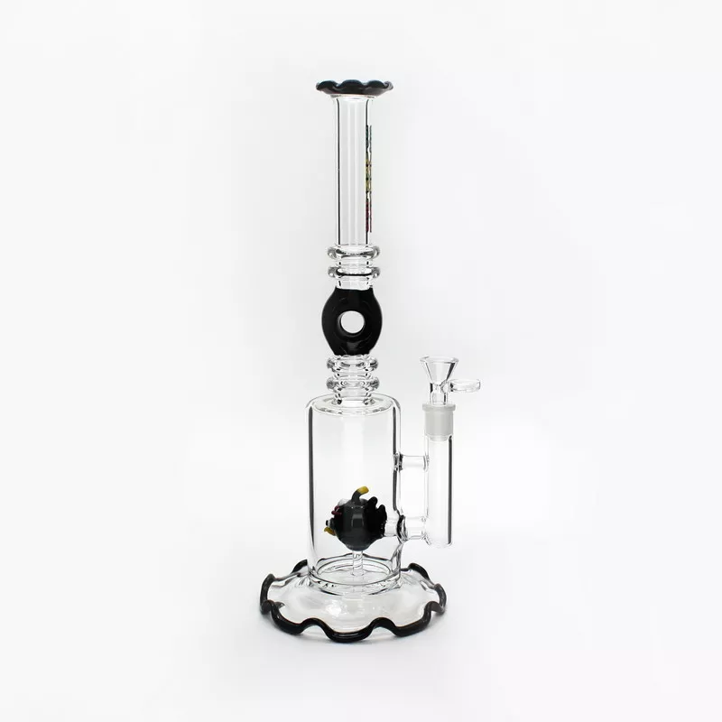 Bird Perc Glass Water Pipe – 14″