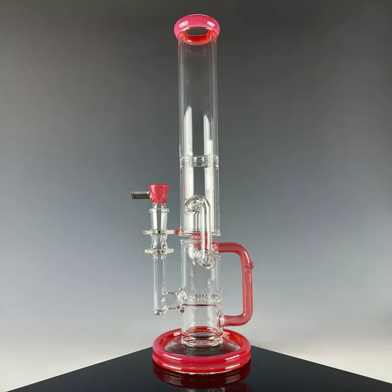 “Carnation ” Accented 50mm Recycler Waterpipe by Rye Deyer