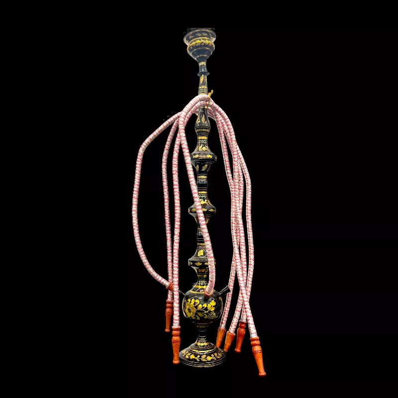 Classic 36-Inch Engraved Brass Hookah