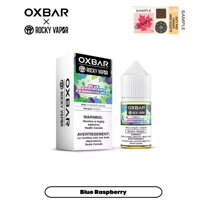 [CLEARANCE] Rocky Vapor x Oxbar E-Liquids – Blue Raspberry