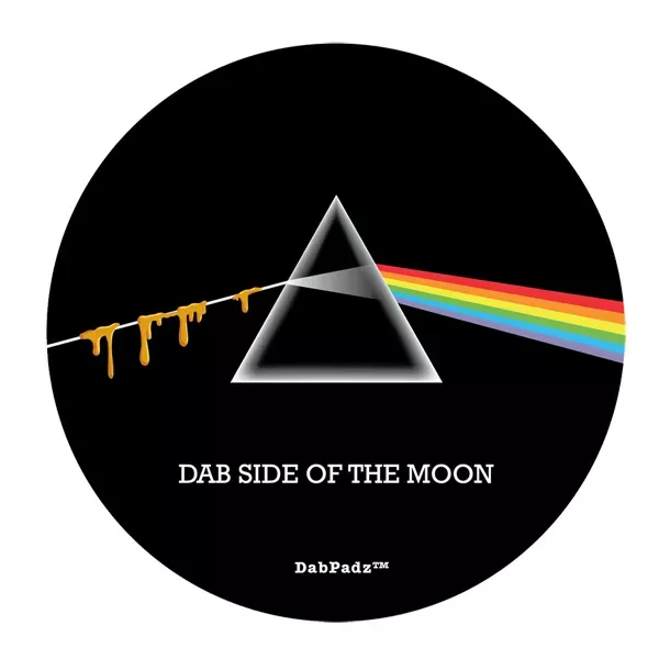 DABPADZ – 8″ Bong Pad & Dab Rig Pad – Dab Side of the Moon