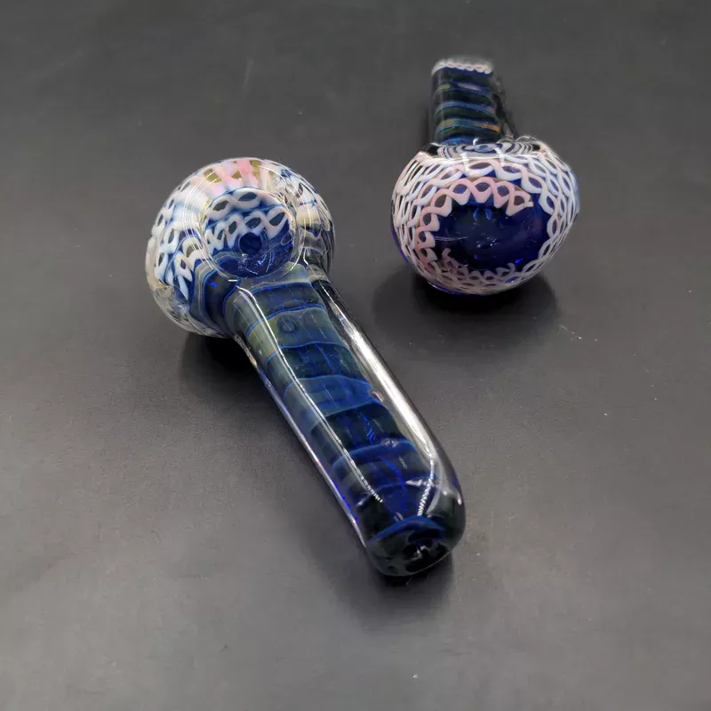 Desert At Night Glass Toxic Oasis Spoon Pipe | 3.75 “