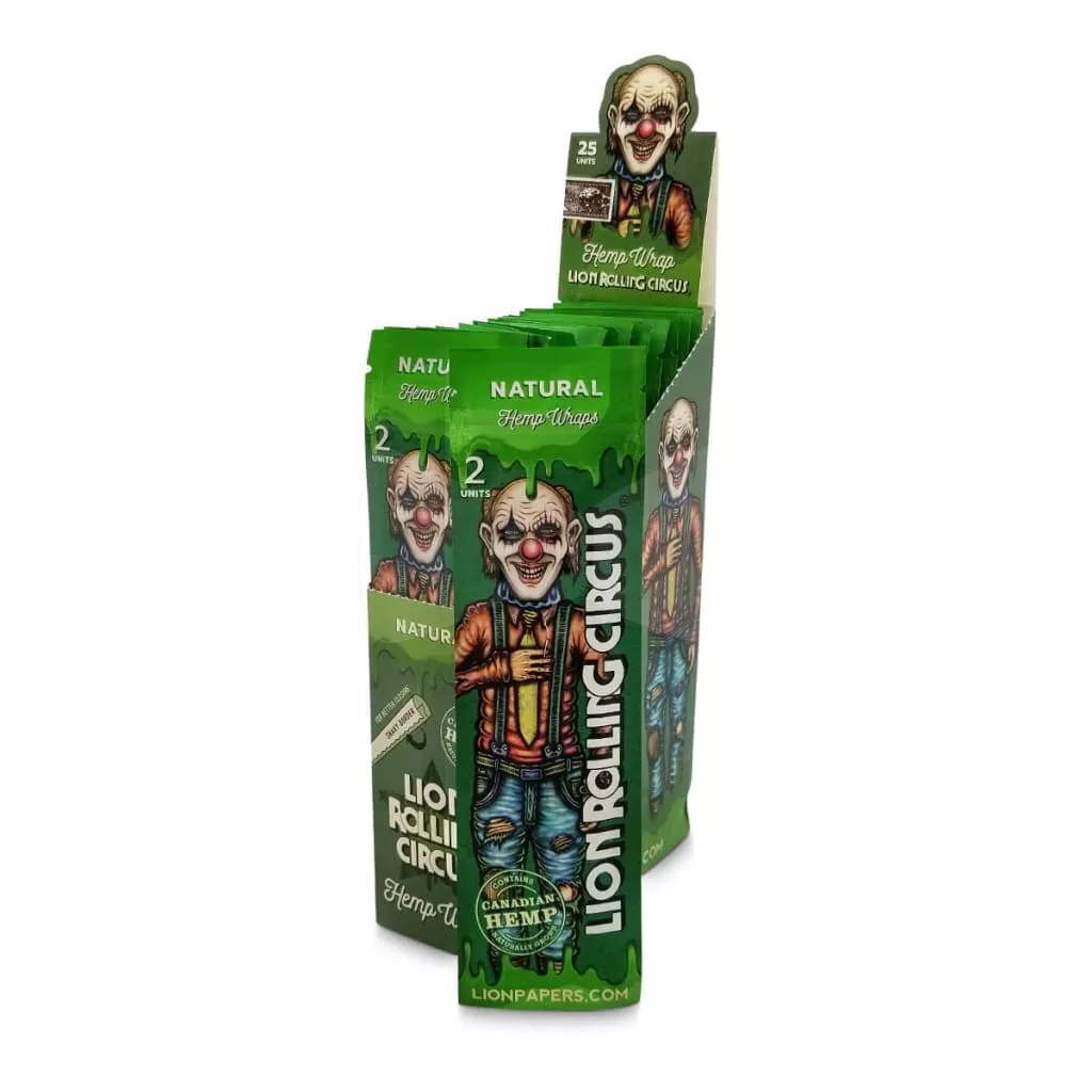Hemp Wraps Lion Rolling Circus Canadian Blunt Wraps