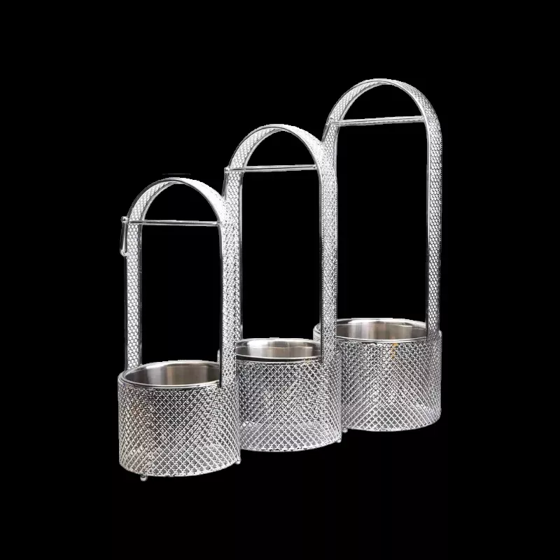 Hookah Charcoal Basket Trio Set