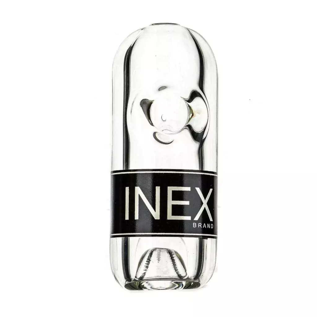 Inex Hvy Glass Hand Pipe 4.5 Inch Thick Durable Weed Pipe