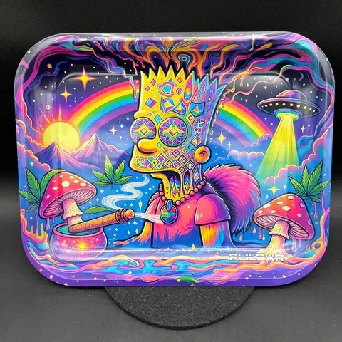 Pulsar Large Metal Rolling Tray | Bent Bartholomew | 13"x11"