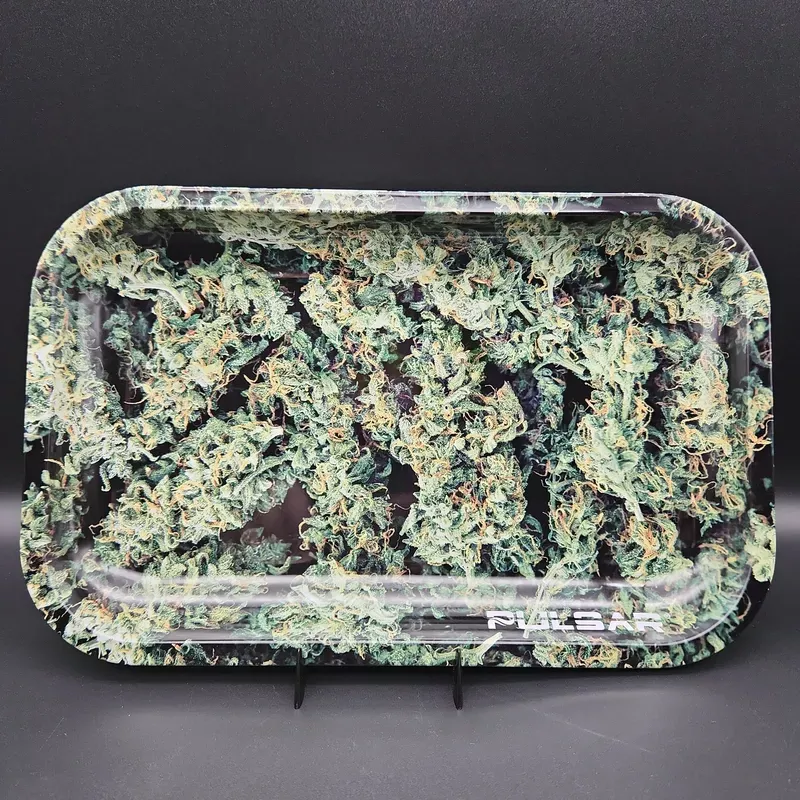 PULSAR METAL ROLLING TRAY | BIG BUDZARE | 11"X7"