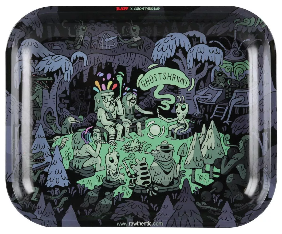 RAW Artist Series Ghost Shrimp Rolling Tray