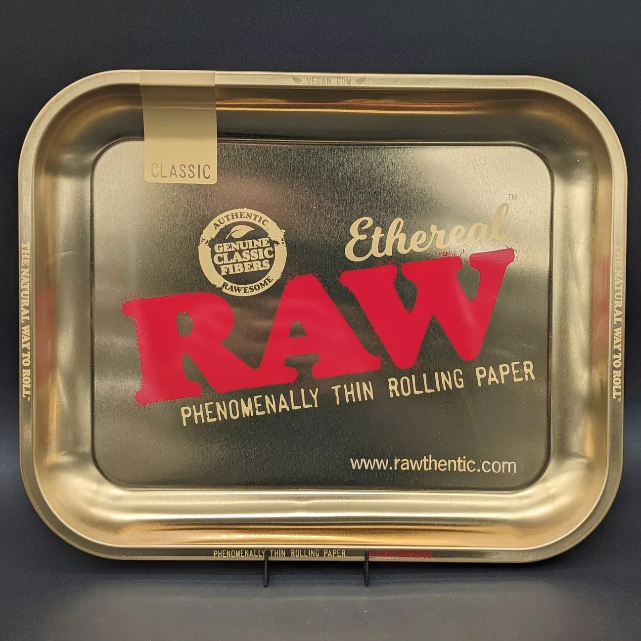 RAW ETHEREAL METAL ROLLING TRAY - LARGE