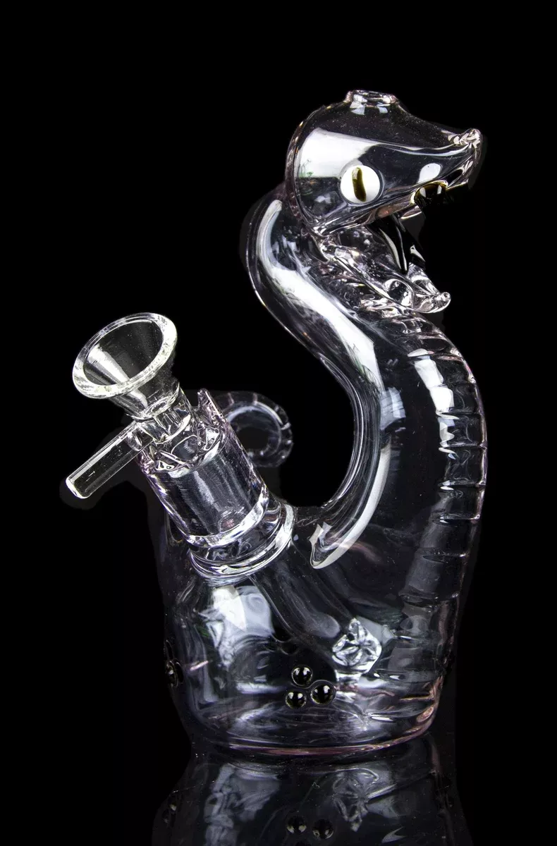 "Serpentine" Intricate Snake Water Pipe