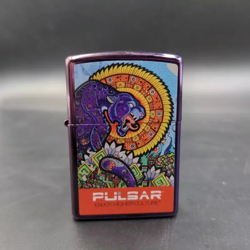 Zippo Lighter – Pulsar Psychedelic Jungle – Purple