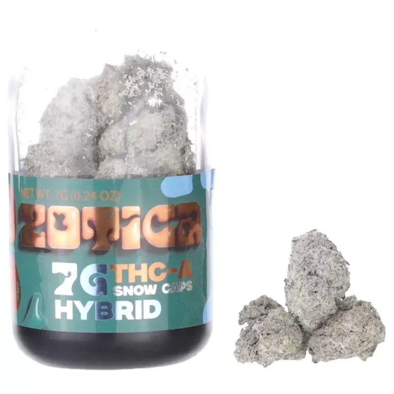 Zotica Snow Cap Hybrid THC-A Flower – 7g