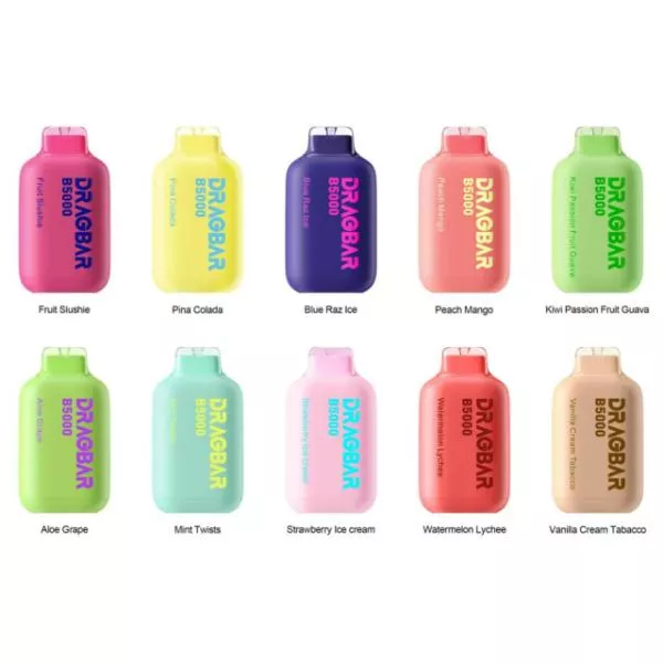 ZoVoo DragBar 5000 Puffs Disposable 5 Pack