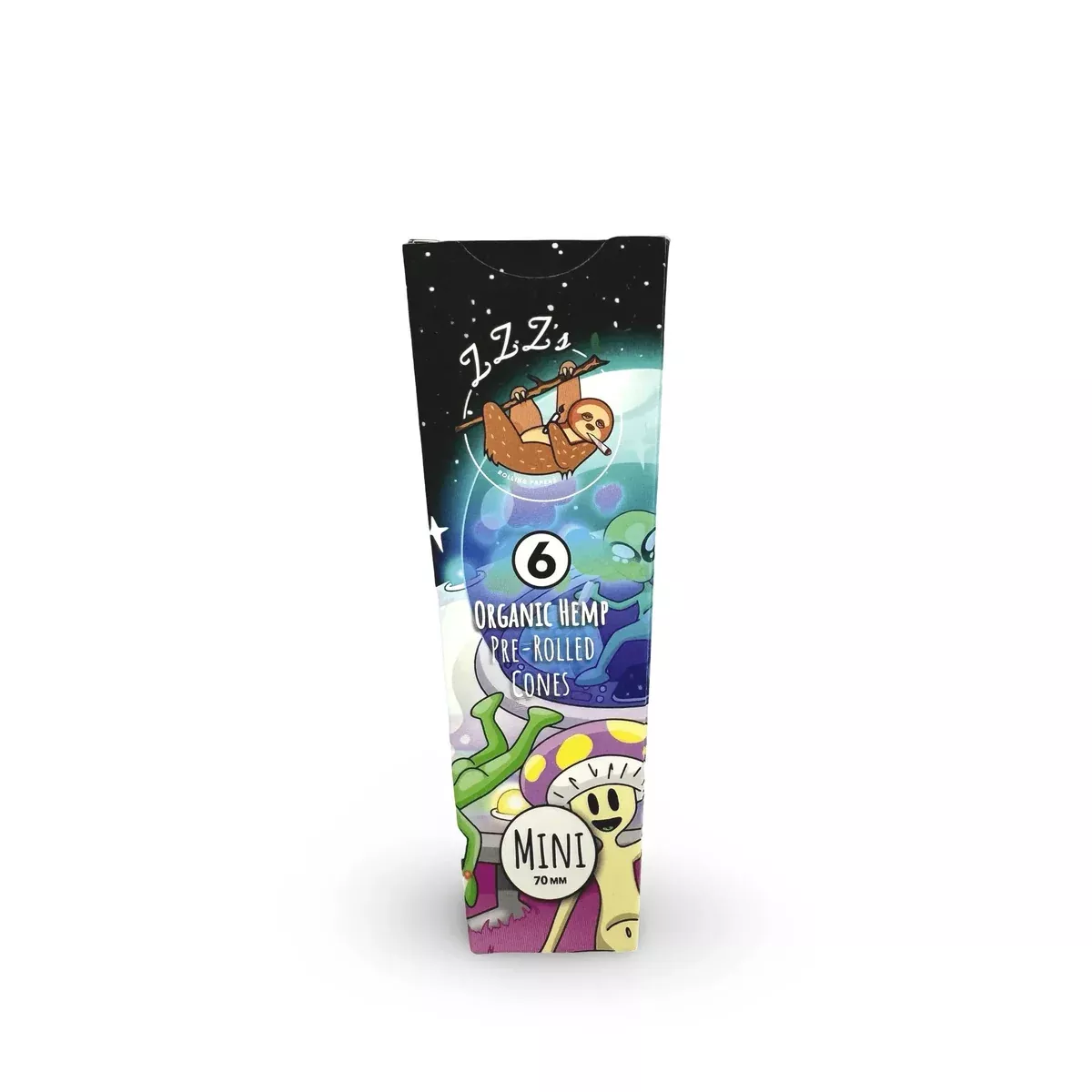 ZZZ’s Mini Sized Cones 6 Pack - Intergallactic Trip by Bangarooo